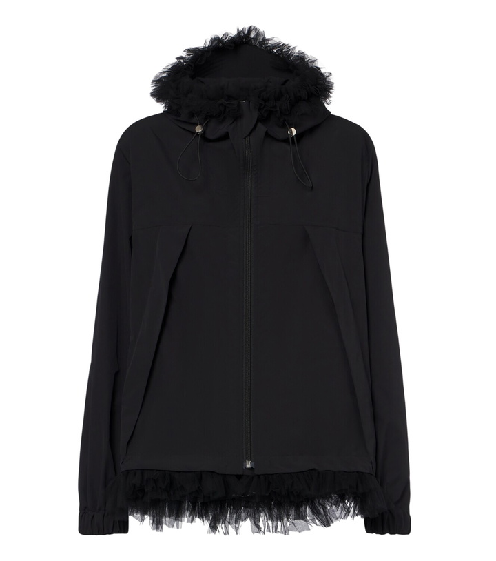 Photo: Noir Kei Ninomiya Tulle-trimmed technical jacket