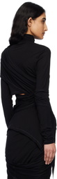 Helmut Lang Black Protection Turtleneck