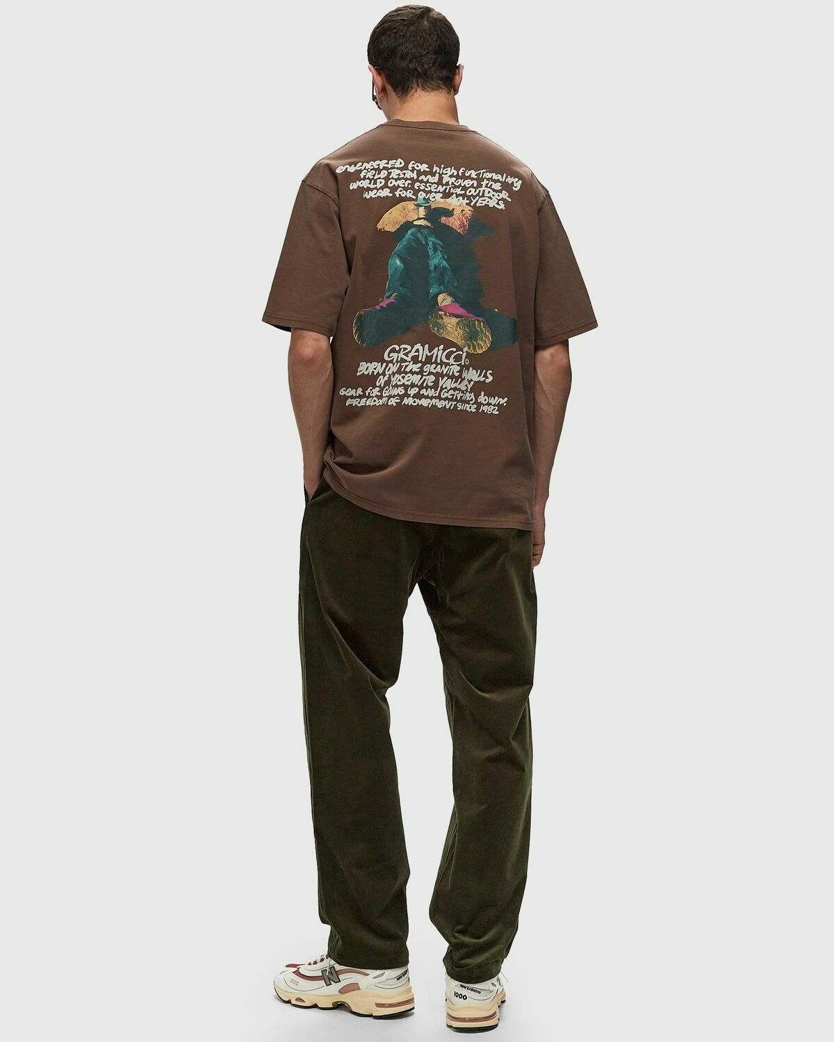 Gramicci Napping Climber Tee Brown Shortsleeves Gramicci