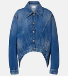 Givenchy Deconstructed oversized denim jacket