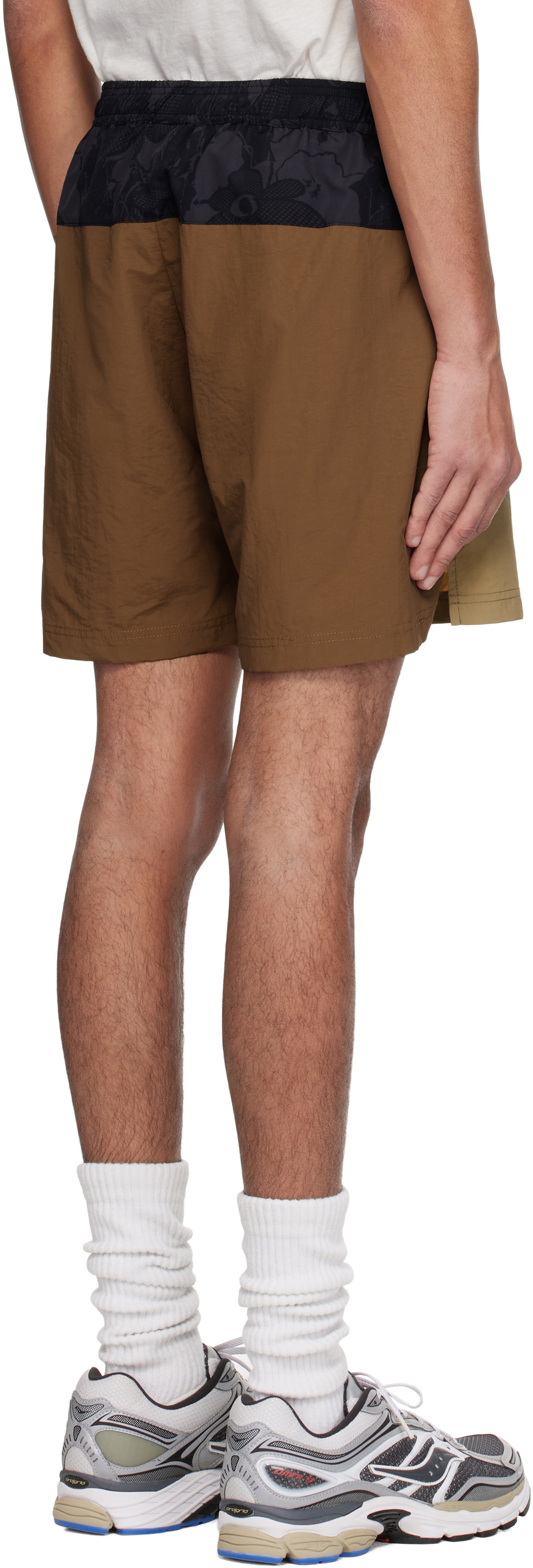 Perks and Mini Brown Lunacy Free Wheeling Track Shorts