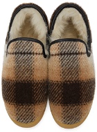 Lanvin Brown Cosy Slippers
