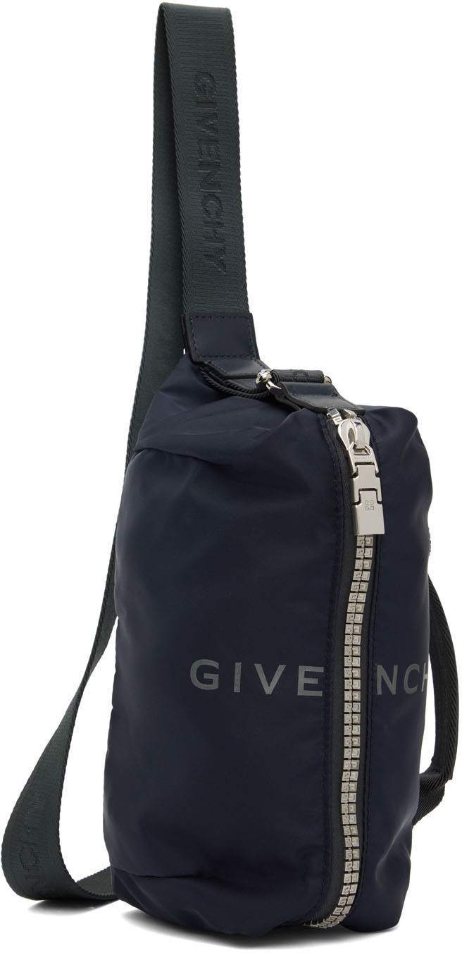 Givenchy Navy G-Zip Bum Pouch Givenchy
