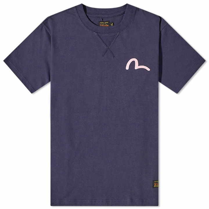 Photo: Evisu Men's Seagull T-Shirt in Dark Navy