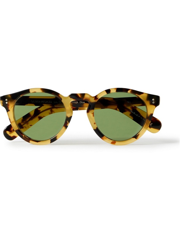 Photo: OLIVER PEOPLES - Martineaux Round-Frame Tortoiseshell Acetate Sunglasses - Tortoiseshell