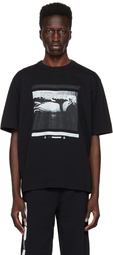 Heron Preston Black Misprinted Heron T-Shirt