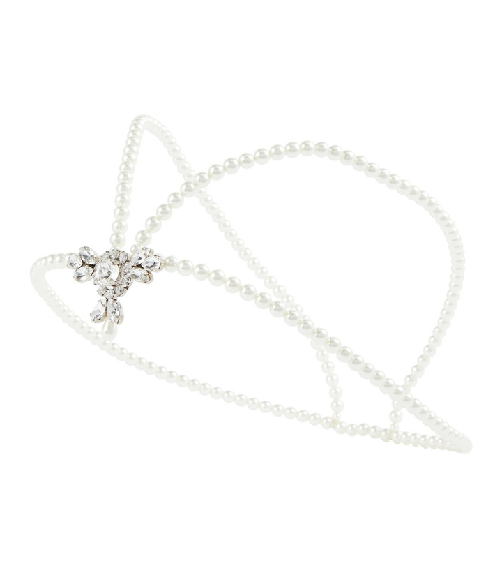 Photo: Simone Rocha - Crystal and faux pearl-embellished tiara
