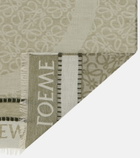 Loewe Anagram cotton jacquard scarf