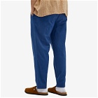 Folk Men's Drawcord Assembly Pants in Blue Crinkle