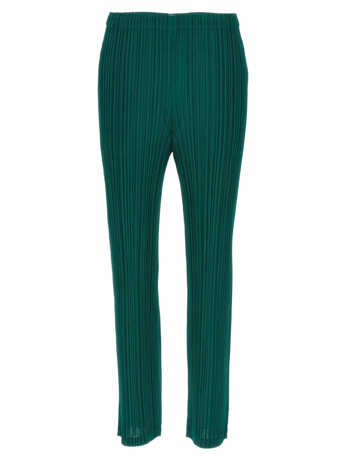 Pleats Please Issey Miyake Women's Pleats Shorts in Green