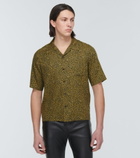 Saint Laurent - Leopard-print bowling shirt