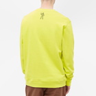 Billionaire Boys Club Men's Arch Logo Crew Sweat in Acid Yellow