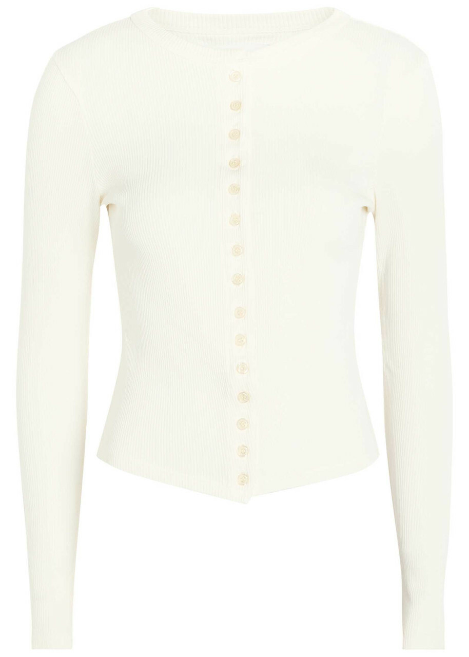 Citizens OF Humanity Kari Ribbed Knit top Off White
