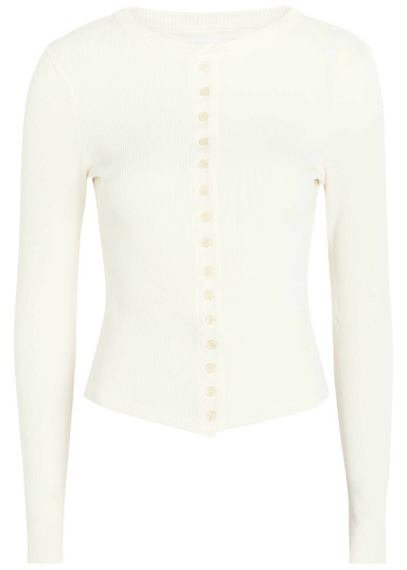 Photo: Citizens OF Humanity Kari Ribbed Knit top Off White
