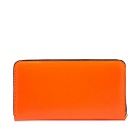 Comme des Garçons SA0111SF Super Fluo Zip Wallet in Orange