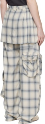 Collina Strada Off White Lawn Skirt Cargo Pants