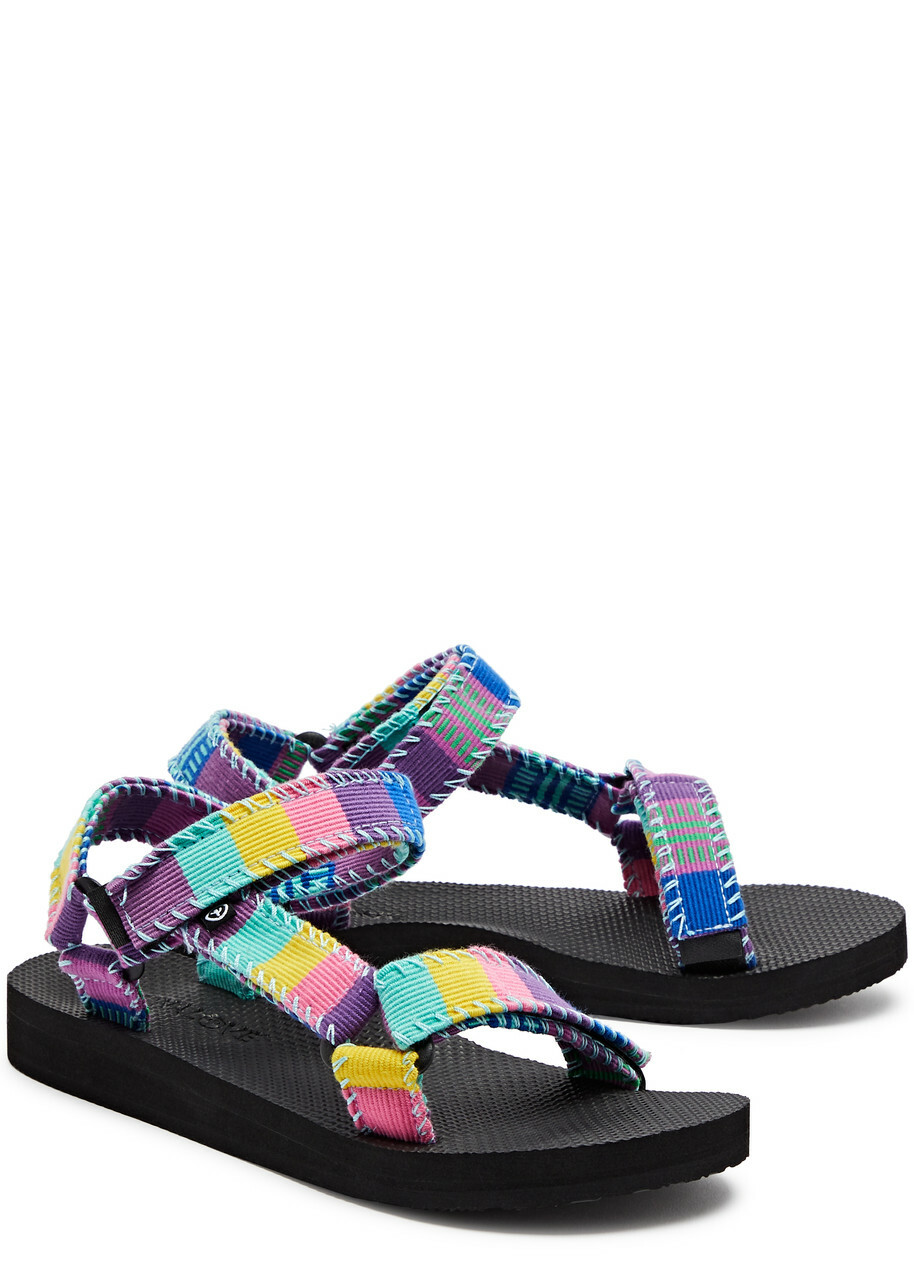 Arizona Love Trekky Mexican Striped Sandals, Sandals, Open Round toe Multicoloured