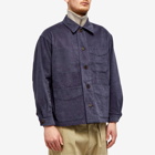 FrizmWORKS Men's Jungle Moleskin French Work Jacket in Navy