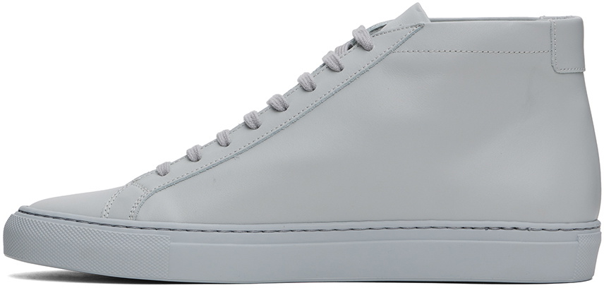 Common Projects Gray Achilles Mid Sneakers