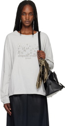 Maison Margiela Gray Numerical T-shirt