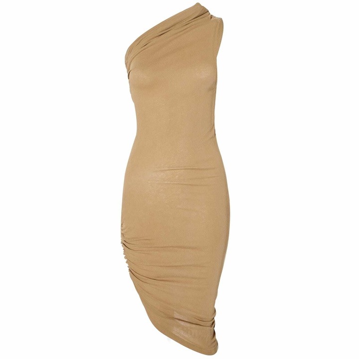 Photo: Entire Studios Women's Mini Pillar Dress in Sand