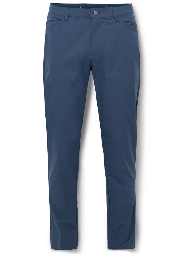 Photo: adidas Golf - Go-To Slim-Fit Tapered Recycled Primegreen Golf Trousers - Blue