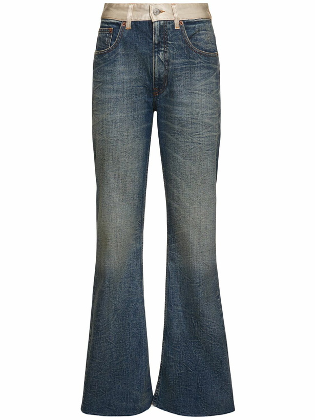 Photo: MM6 MAISON MARGIELA Mid Rise Bootcut Jeans