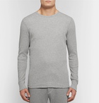 rag & bone - Waffle-Knit Cotton T-Shirt - Gray