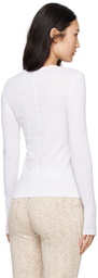 BITE White Transparent Long Sleeve T-Shirt