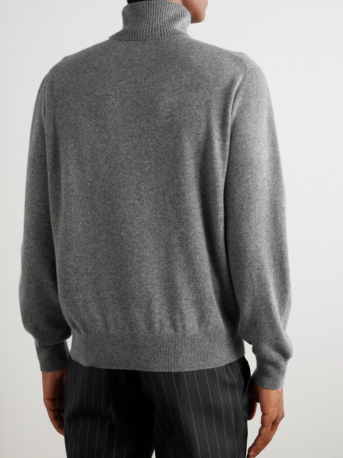 TOM FORD - Cashmere Rollneck Sweater - Gray