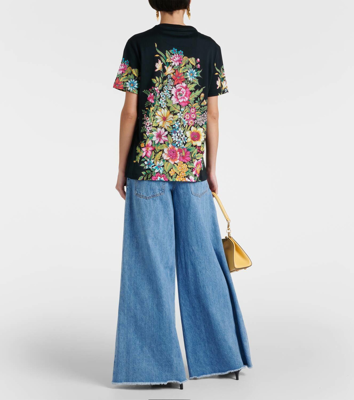 Etro Paisley cotton jersey T-shirt