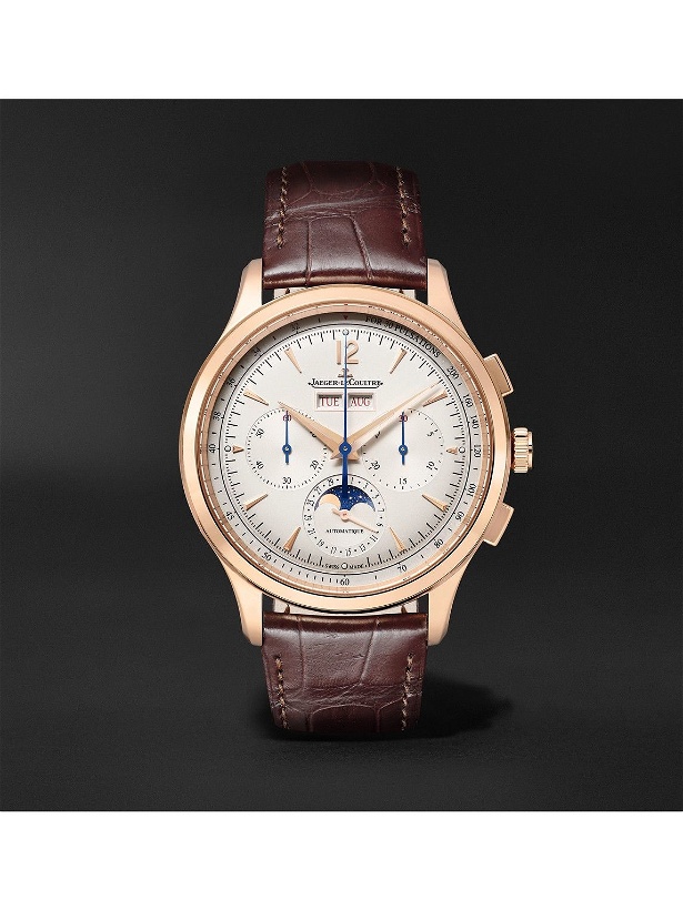 Photo: Jaeger-LeCoultre - Master Control Calendar Automatic Chronograph 40mm Le Grande Rose Gold and Alligator Watch, Ref No. 4132520