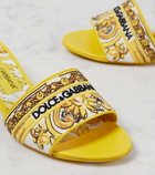 Dolce&Gabbana Majolica embroidered mules