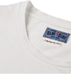Blue Blue Japan - Slim-Fit Printed Cotton-Jersey T-Shirt - White
