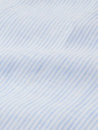 Zegna - Striped Oasi Linen Shirt - Blue