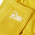 Patta Men's Basic Sport Socks in Gold