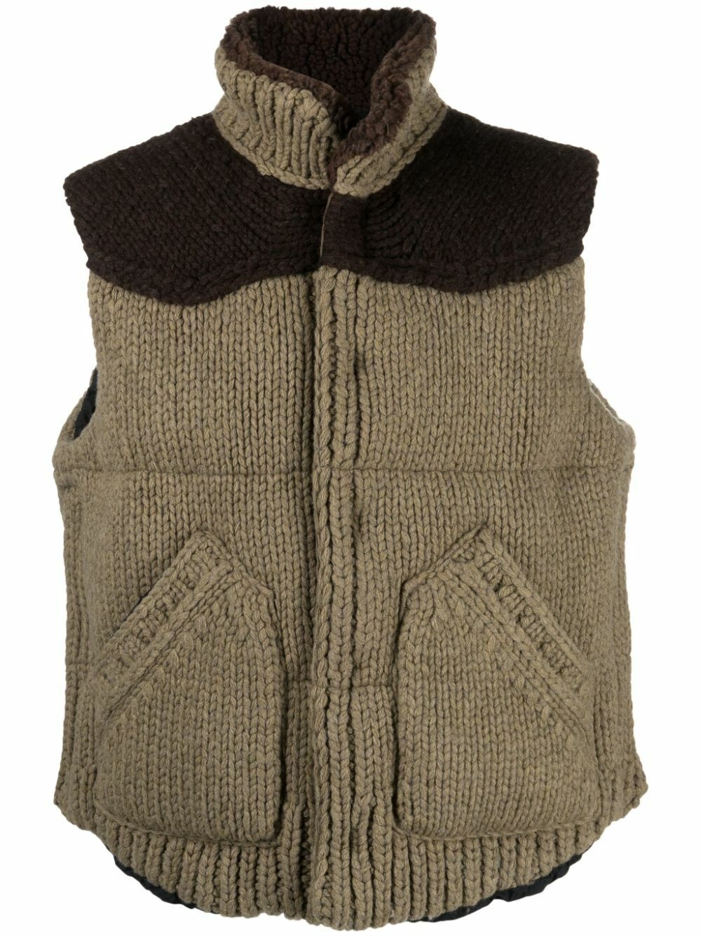 Photo: SACAI - Padded Knit Vest