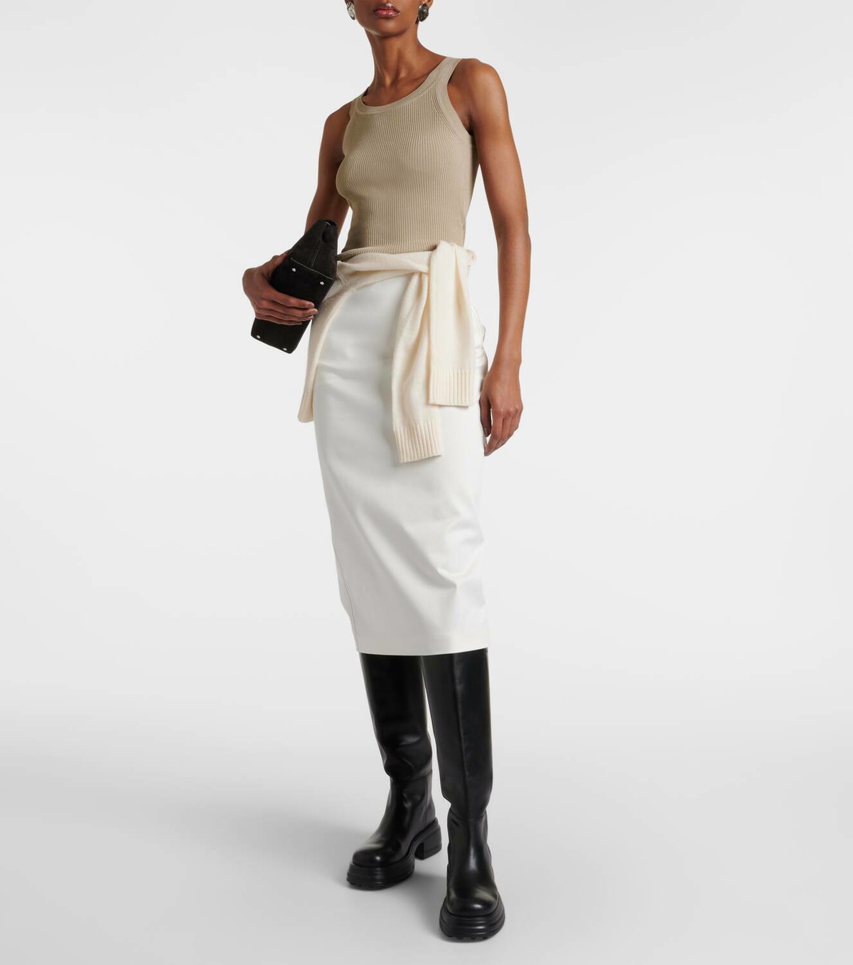 スカート MAX MARA Women Mid Skirts ALCADE12342511101343600001 White 28890716_58127855_600.jpg