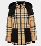 Burberry - Archive Check puffer jacket