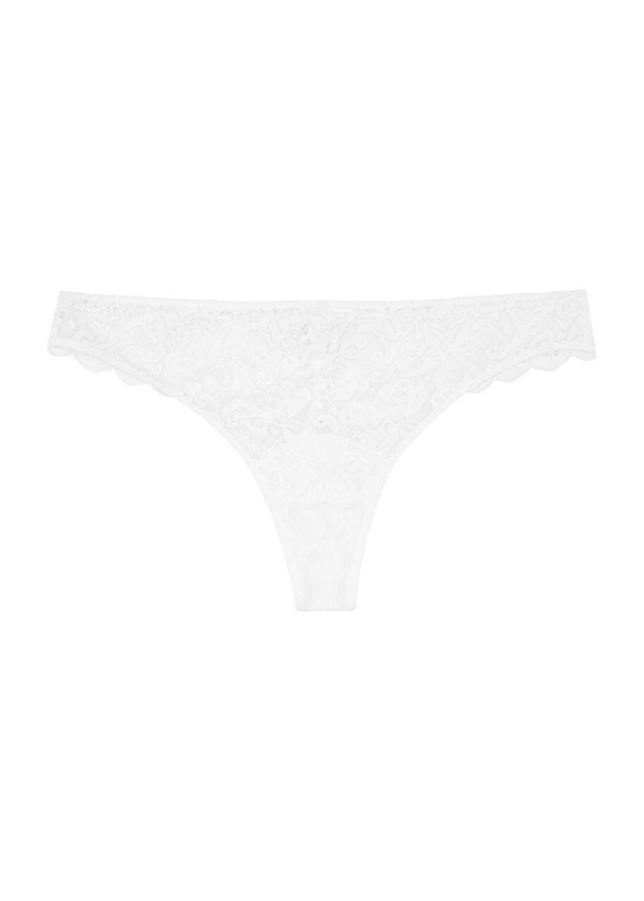 Photo: Hanro Moments Lace Thong White