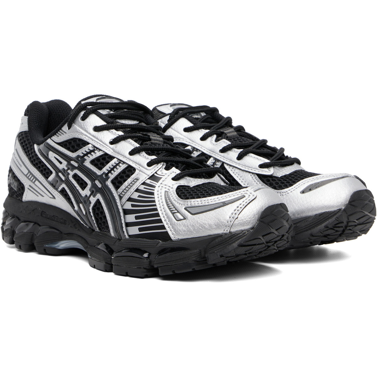 ASICS Black & Silver Gel-Kayano 12.1 Sneakers