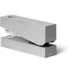 Tom Dixon - Cube Brushed Silver-Tone Cube Stapler - Silver