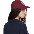 ANINE BING Burgundy Jeremy Collegiate Baseball Cap