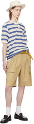 AFTER PRAY Blue & White Striped T-Shirt