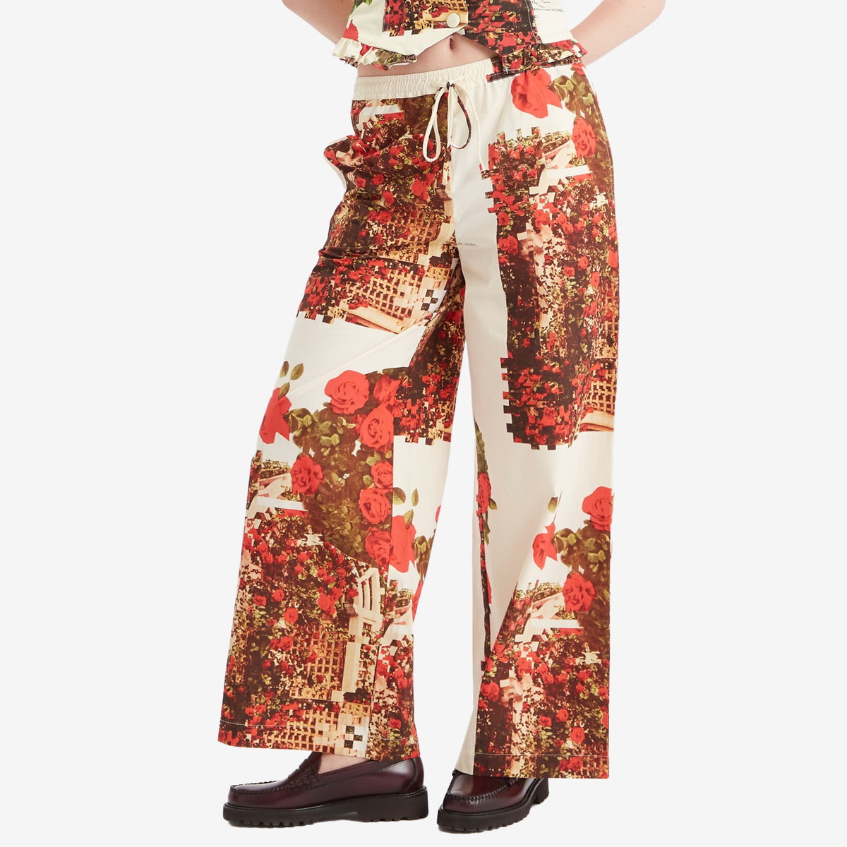 House Of Sunny Women's Rose Garden Pants in Multi