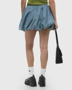 ROTATE Birger Christensen Denim Balloon Skirt Blue Women