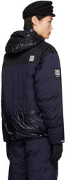 UNDERCOVER Navy & Black The North Face Edition Mountain Down Jacket