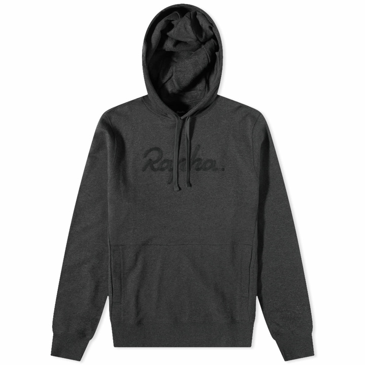 Photo: Rapha Men's Logo Pullover Hoody in Charcoal Marl