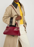 Givenchy Pinch Medium Leather top Handle bag - Burgundy - One Size