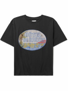 Rhude - Dimora Logo-Print Cotton-Jersey T-Shirt - Black